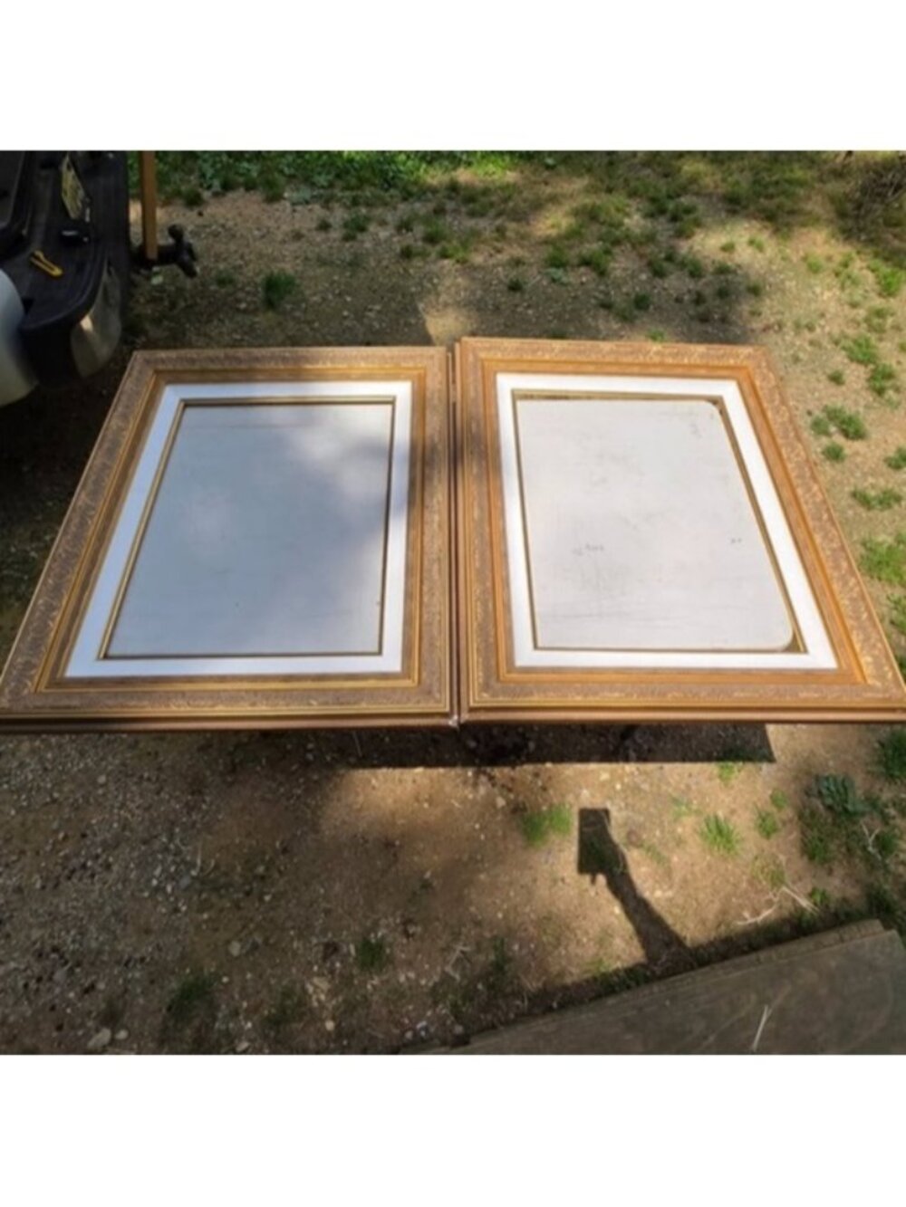 Set of 2 Gold Ornate 18x24 Picture Frames